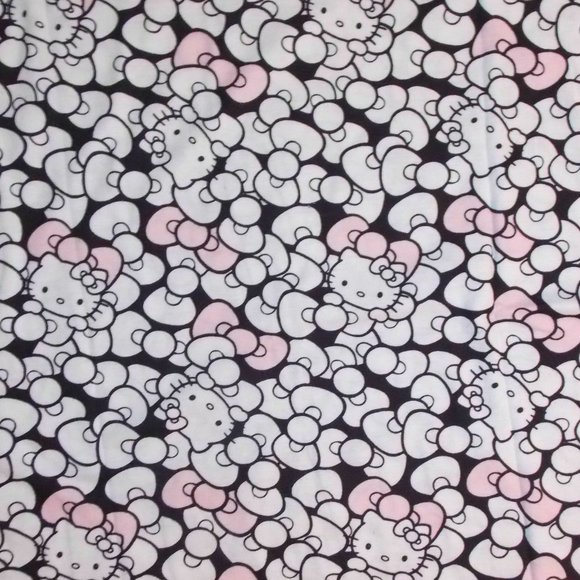 Sanrio Hello Kitty 'Bow City' soft cotton long sleeve Sleep shirt M,L - Picture 3 of 7